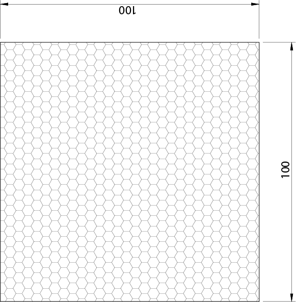 Refletor RL-100DQ1 Datasensing — Reflective paper 100 x 100 mm