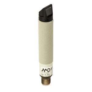 Sensor Fotoelétrico SH2/E-2EIC Datasensing — Safety sensor Tipo 2 PLc emissorM18 5m plástico 90° conector M12 I/O IEC61131-2 f = 123 kHz (do not use in conjunction com SBCR03 control unit)
