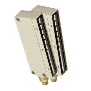 Sensor de Área BX10SR/0A-HB9K Datasensing — kit 10…26Vdc 10 feixes ajustável PNP+NPN DO conector M12 – IP69K H = 90 mm Sn = 2 m