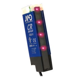 Sensor de Área CR0/BN-1V Datasensing — Retroreflecive polarizado Sensor de Área h = 69m, Sn 4,5m NPN NO+NC pig-tail M12 4pin
