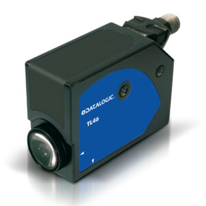 Sensor de Contraste TL46-A-615 Datasensing — Sensor Fotoelétrico Midi Contrast sensor 8 mm. basic vertical spot RGB Emission delay entrada Glass-Lens npn/pnp out – M12