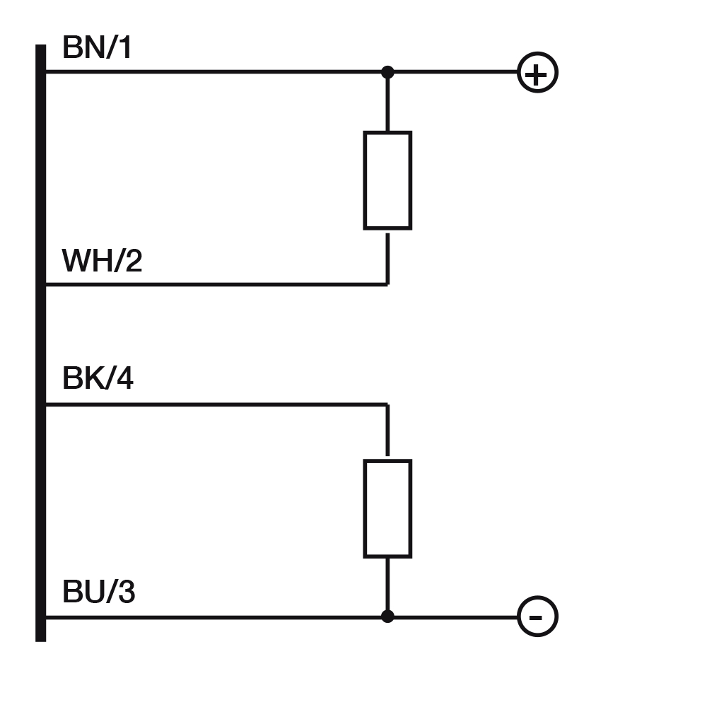 Sensor de Rótulos FC8U/0B-M307-1F Datasensing — Slot sensor for rótulos detection 3 mm width 69 mm depth Ultrasonic emission PNPNP+NPNPN M8 4P