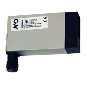 Sensor Fotoelétrico BSC/00-0E Datasensing — Sensor Fotoelétrico midi retrorreflexivo 8 m NPN/PNP NO/NC conector M12 90°