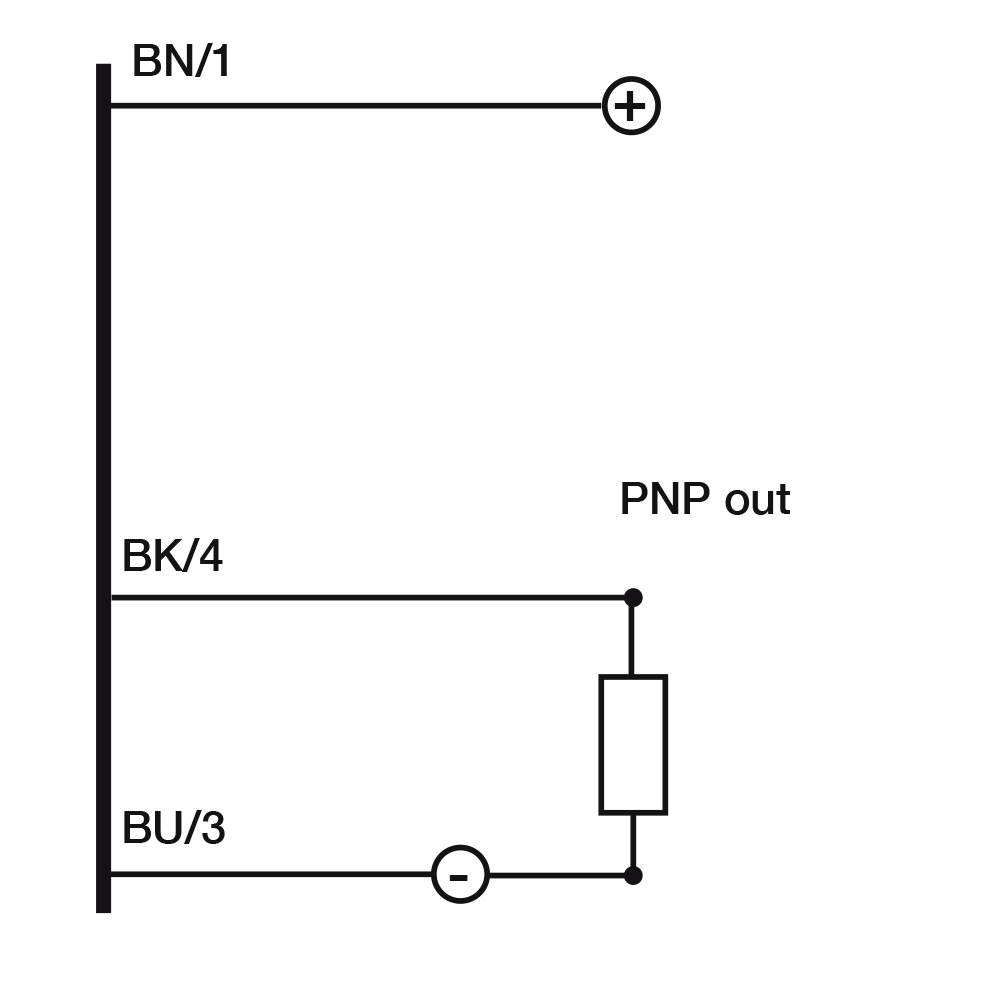 Sensor Fotoelétrico FAI2/LP-1E5I Datasensing — M18 Axial difuso 100 mm PNP LO plástico conector M12 cabeçote ótico até 105°C