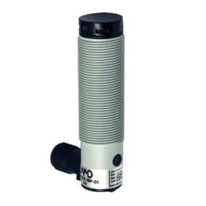 Sensor Fotoelétrico FAI7/BP-0K Datasensing — M18 Axial difuso 400 mm ajustável PNP NO+NC plástico conector M12 90°
