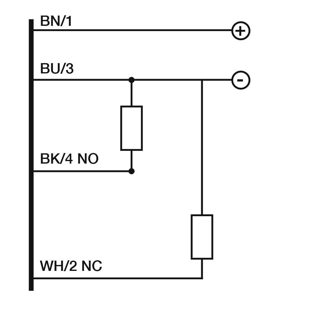 Sensor Fotoelétrico FAI8/BP-2E Datasensing — M18 90° difuso 800 mm ajustável PNP NO+NC plástico conector M12