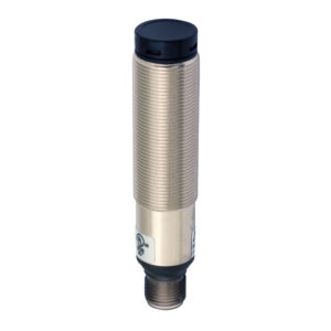 Sensor Fotoelétrico FAIC/BP-1EDA Datasensing — M18 Axial retrorreflexivo 5 m PNP NO+NC metálico conector M12 vidro optic