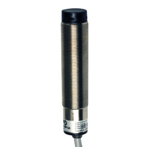 Sensor Fotoelétrico FAL4/BN-2A Datasensing — M18 90° laser difuso 200 mm ajustável NPN NO+NC plástico cabo 2m axial