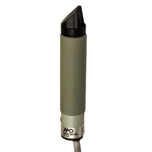 Sensor Fotoelétrico FALN/BP-2A Datasensing — M18 90° laser retrorreflexivo polarizado 20 m ajustável PNP NO+NC plástico cabo 2m axial