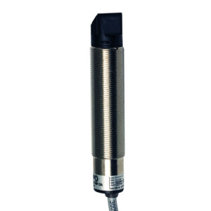 Sensor Fotoelétrico FALN/BP-3A Datasensing — M18 90° laser retrorreflexivo polarizado 20 m ajustável PNP NO+NC metálico cabo 2m axial
