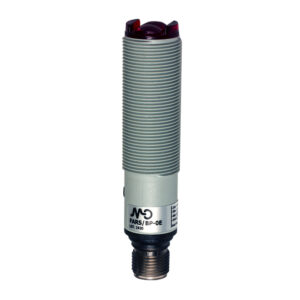Sensor Fotoelétrico FARS/BP-0E Datasensing — Sensor Fotoelétrico M18 Axial supressão de fundo 30-130 mm ajustável PNP NO+NC plástico conector M12