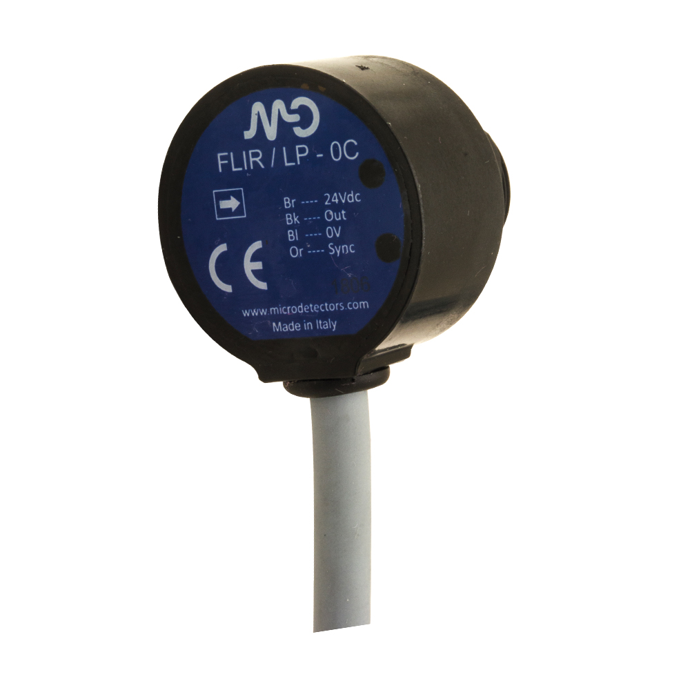 Sensor Fotoelétrico FLIE/00-0C Datasensing — Fotoelétrico De aplicação sensor emissor 8 m T estilo M18 plástico cabo 5m at 90°