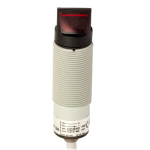 Sensor Fotoelétrico FQIC/BN-2A Datasensing — M18 90° retrorreflexivo 4 m NPN NO +NC plástico cabo 2m axial