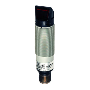 Sensor Fotoelétrico FQRL/BP-2E Datasensing — M18 90° retrorreflexivo para objetos transparentes 1,5 m ajustável PNP NO +NC plástico conector M12