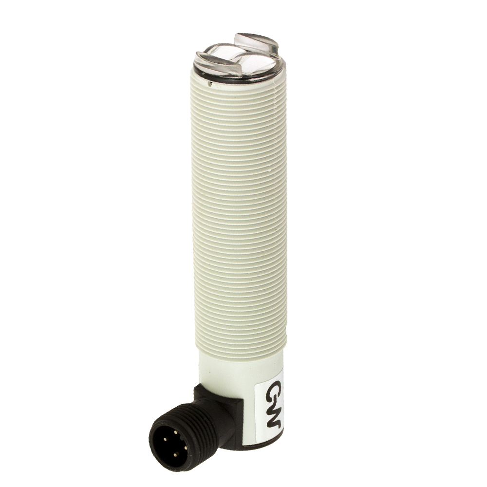 Sensor de Contraste LTB/0P-0K Datasensing — Sensor Fotoelétrico Contrast scanner M18 white emission PNP conector M12 at 90°
