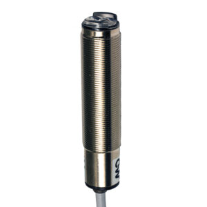 Sensor Fotoelétrico MS1/00-1A Datasensing — M18 Bgs 100 mm NPN/PNP NO/NC metálico cabo 2m axial