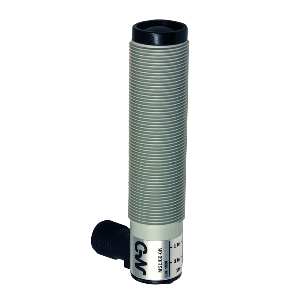Sensor Fotoelétrico MSE/00-0K Datasensing — M18 emissor plástico conector M12 M12 a 90°