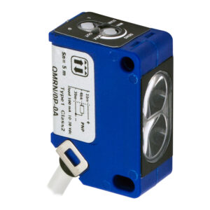Sensor Fotoelétrico QMIC/0P-0A Datasensing — Miniature cubic photoelectricReflex infravermelho ajustável 7 m PNP L/D cabo 2m