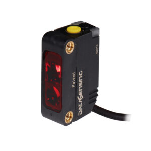 Sensor Fotoelétrico S3N-PR-2-C11-ND-DIFF-NPN-DARK-CABLE Datasensing — Fotoelétrico miniatura emissão LED vermelho  difuso longa distância 1m simples trimmer Dark saída NPN cabo