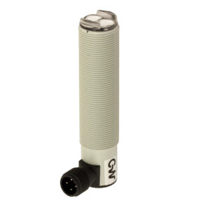 Sensor Fotoelétrico SAT/0N-0K Datasensing — M18 M18 difuso Focalizz. NPN NO/NC plásticocon.M12 90°