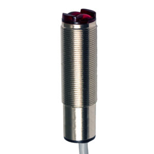 Sensor Fotoelétrico SS1/0N-1A Datasensing — M18 Bgs 100 mm NPN L/D metal cabo 2m axial