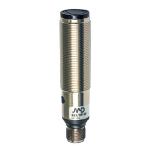 Sensor Fotoelétrico SS7/LP-1E Datasensing — Sensor Fotoelétrico M18 difuso 400 mm PNP Lon metálico ajustável conector M12