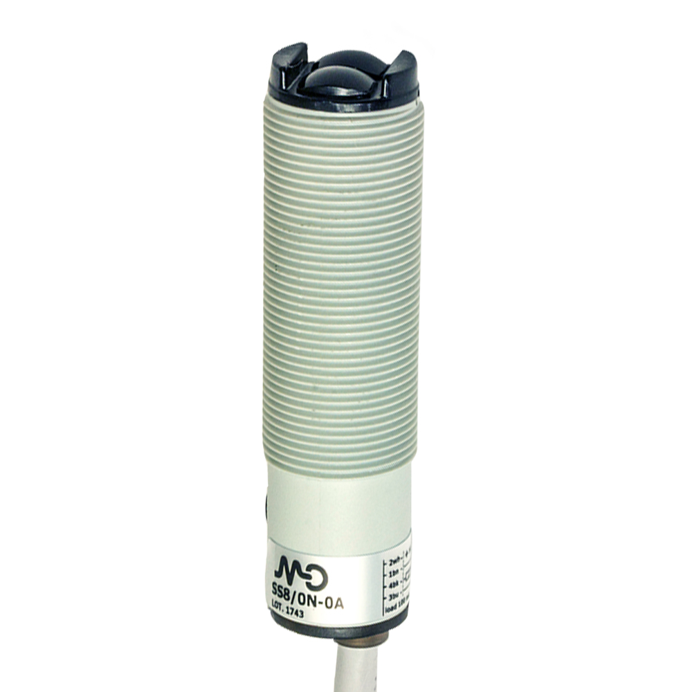 Sensor Fotoelétrico SSC/0P-0A Datasensing — Sensor Fotoelétrico M18 retrorreflexivoivo 5 m PNP L/D plástico cabo 2m axial