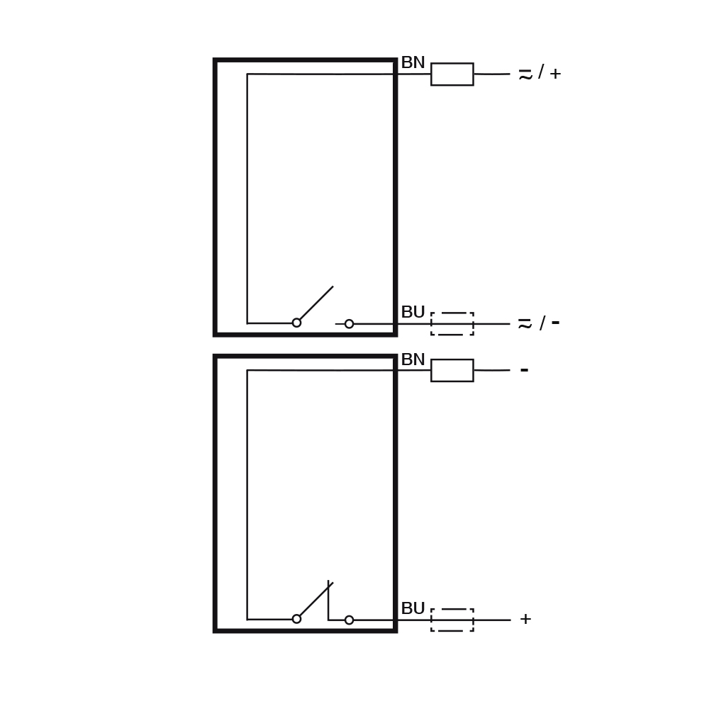 Sensor Indutivo V3K1/R0-3A8F Datasensing — Sensor Indutivo AC/DC M18, blindado, PUR cabo exit, NO (Vac)-NO/NC (Vdc)