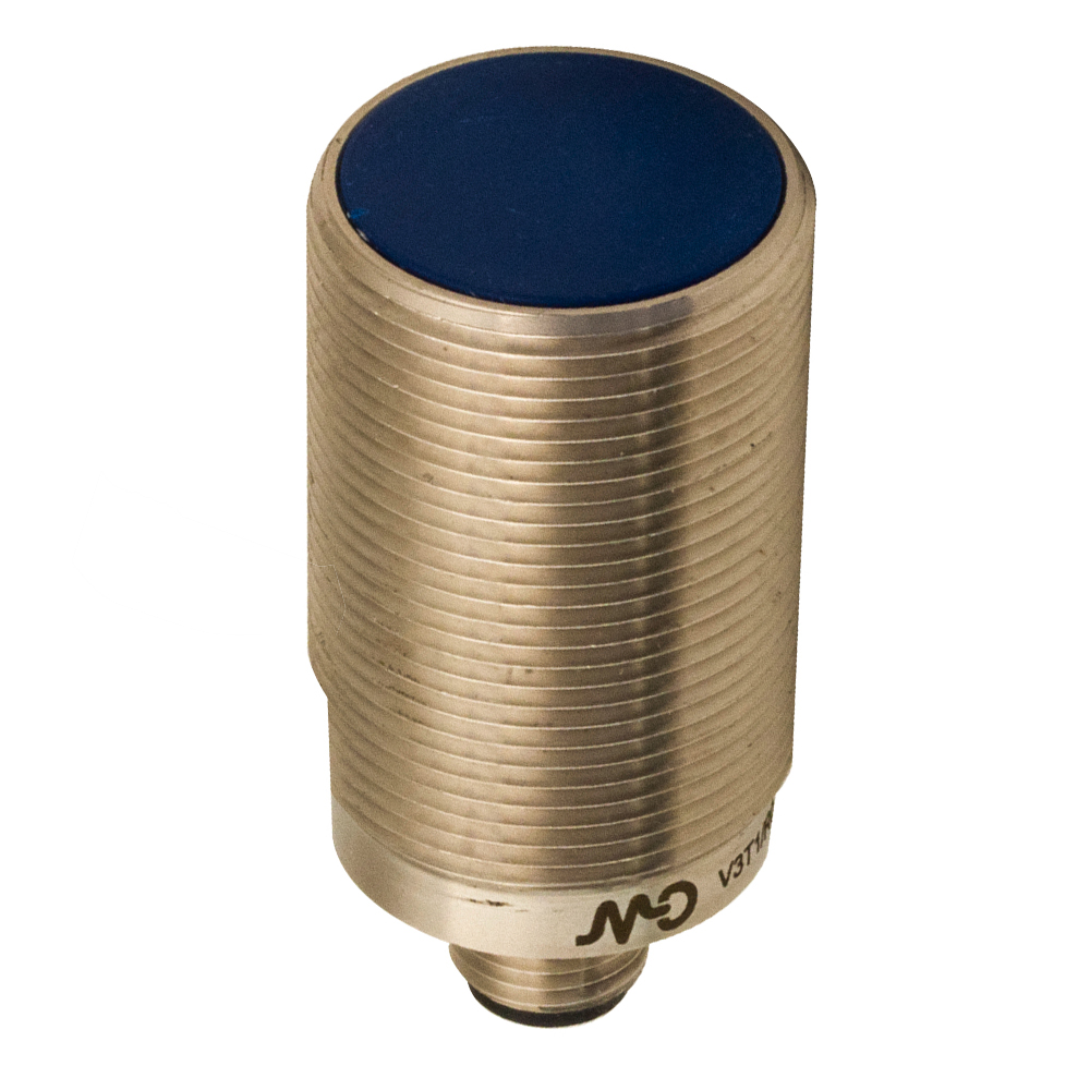 Sensor Fotoelétrico V3T1/S0-3Q Datasensing — Sensor Indutivo AC/DC M30, blindado, 1/2"-20UNF conector cabo exit, NC (Vac)-NC/NO (Vdc)