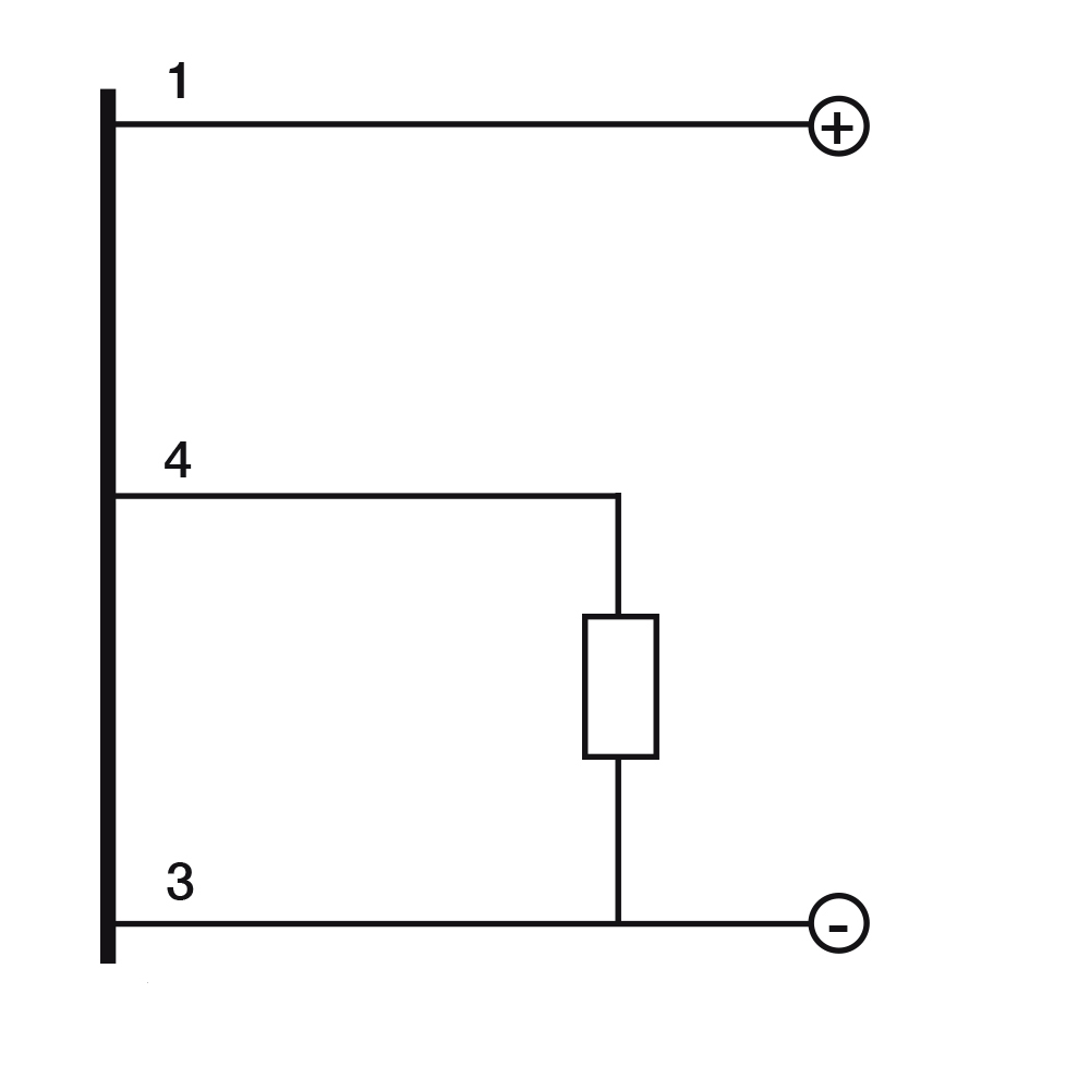 Sensor Indutivo AE1/AP-1H Datasensing — M8 blindado NO/PNP conector M12