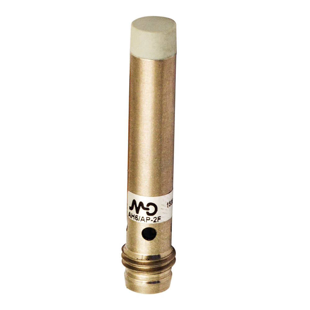 Sensor Indutivo AH6/AN-4F Datasensing — Ø6,5 mm LD curto não blindado NO/NPN conector M8