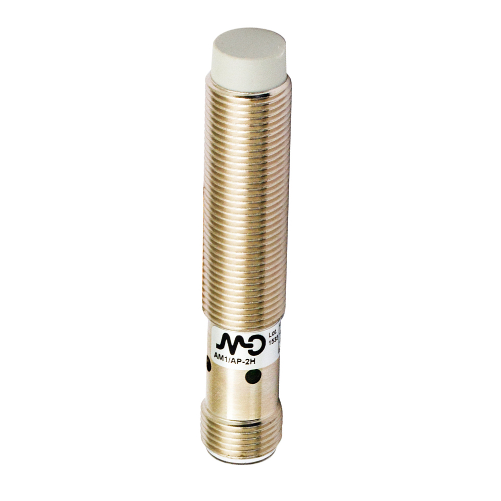 Sensor Indutivo AM1/A0-4H Datasensing — M12 não blindado NO conector M12