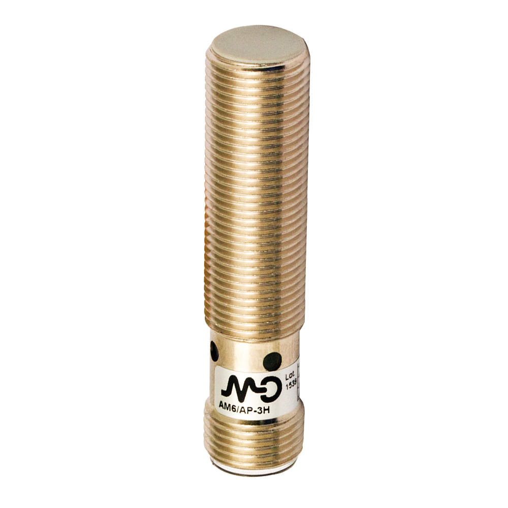 Sensor Indutivo AM6/CP-3H Datasensing — M12 shielded NC/PNP conector M12