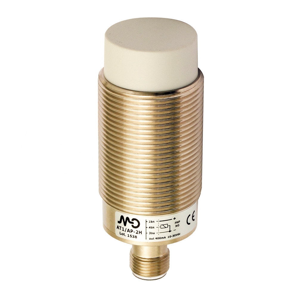 Sensor Indutivo AT1/AP-2H Datasensing — M30 não blindado NO/PNP conector M12