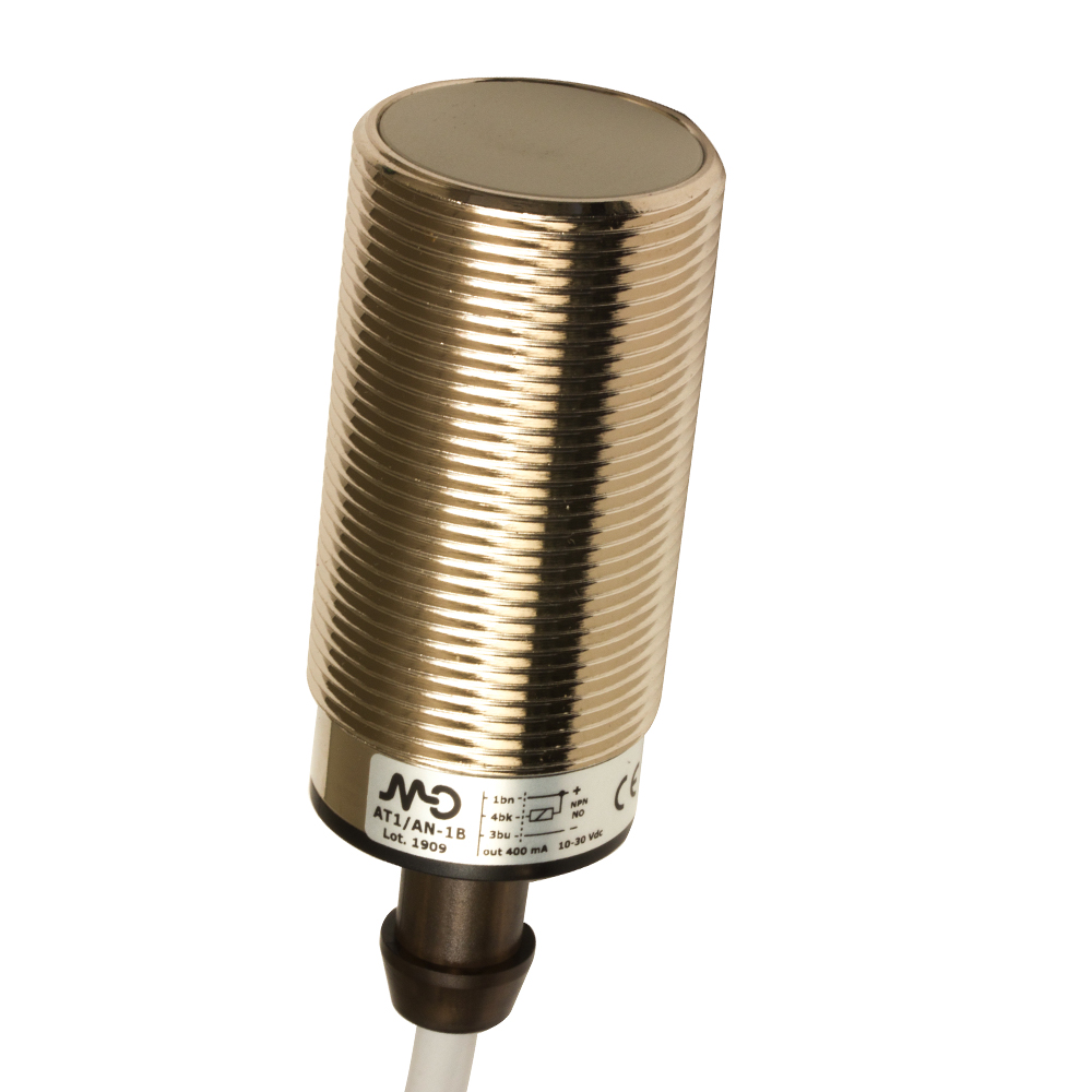 Sensor Indutivo AT1/CN-1B Datasensing — M30 blindado NC/NPN