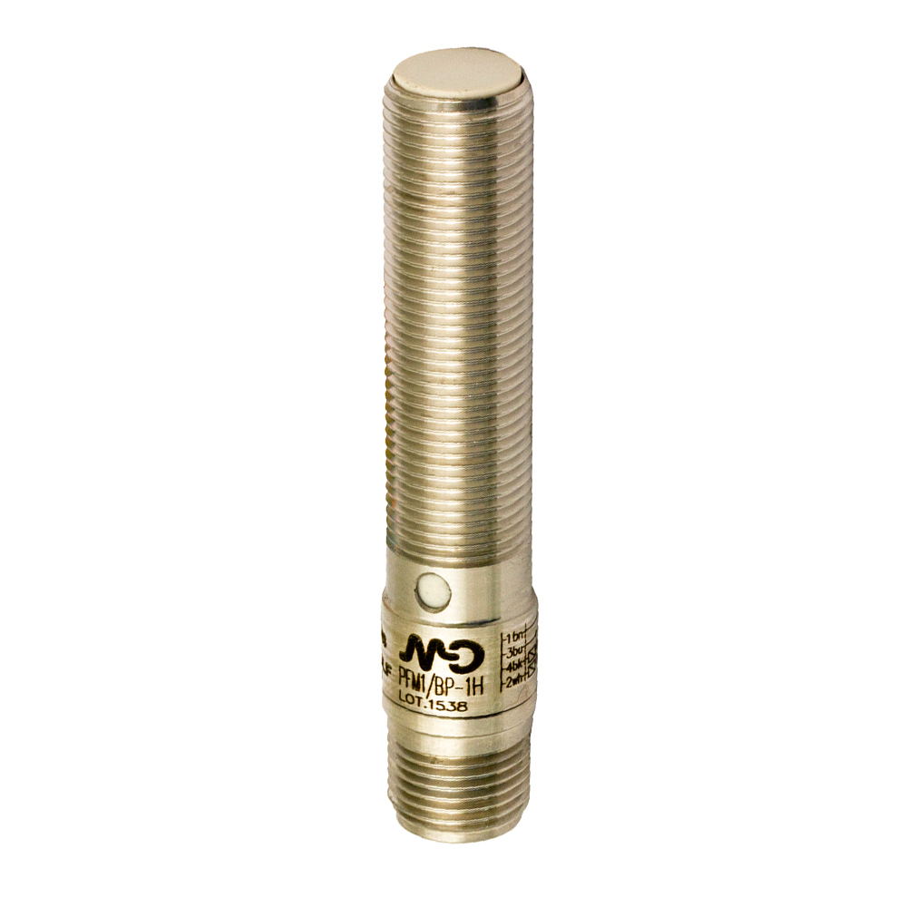 Sensor Indutivo PFM1/AN-1H Datasensing — M12 blindado Std. NO/NPN conector M12