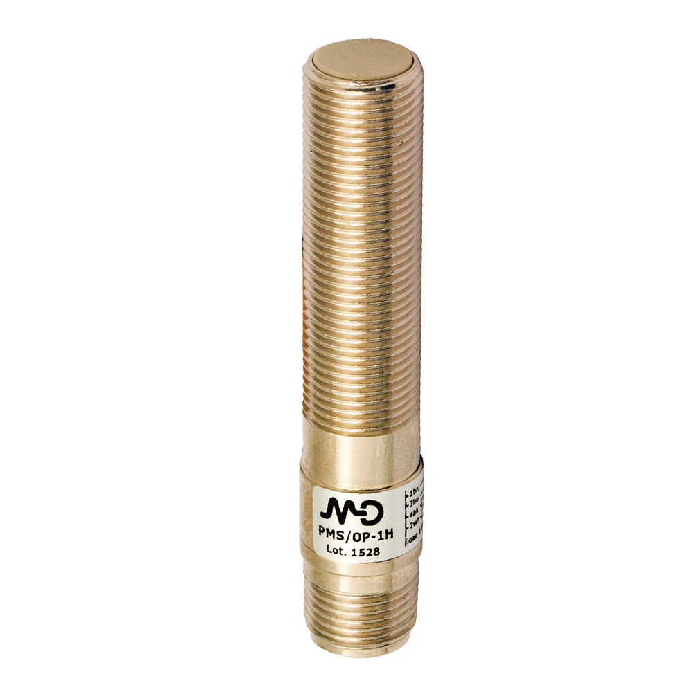 Sensor Indutivo PMS/0N-1H Datasensing — M12 shielded NPN conector M12