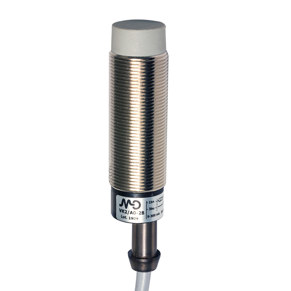 Sensor Indutivo VK2/A0-2B Datasensing — AC M18 unshielded NO cabo 2m