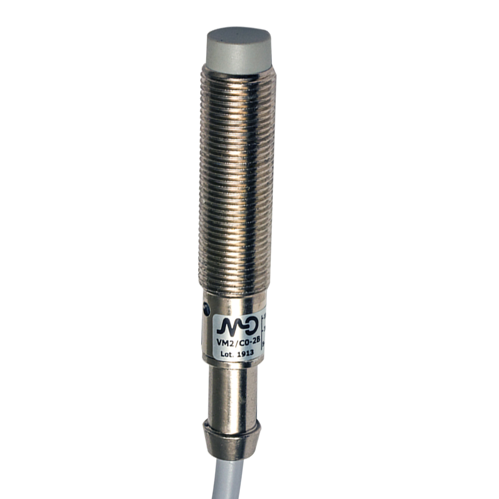 Sensor Indutivo VM2/C0-2B Datasensing — AC M12 unshielded NC cabo 2m