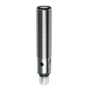 Sensor Ultrassônico UK1D/GN-1ESY Datasensing — Sensor Ultrassônico M18 NPN NO/NC 150-1600 mm conector M12 com teach-in button,AISI316L aço inox corpo, cULus