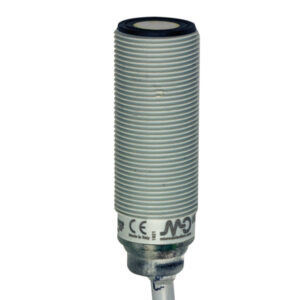 Sensor Ultrassônico UK6D/HN-0AUL Datasensing — M18 NPN NO/NC 80-1200 mmcabo 2m, com remote teach-in by cabo, cULus